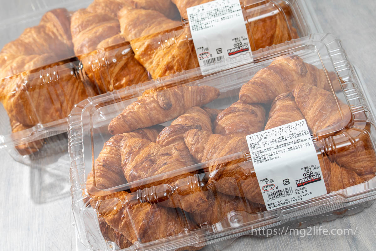 コストコ「クロワッサン」と「ミニクロワッサン」はどちらがおトク？サイズ・値段・カロリー比較！ おいしいモノローグ