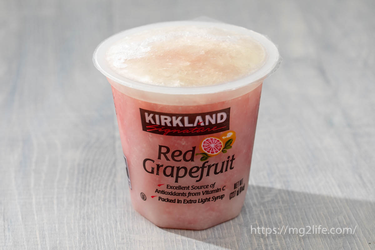 【コストコ】レッドグレープフルーツシラップ漬けがオススメ！甘さ控えめ、手軽に食べられるカップ入り おいしいモノローグ
