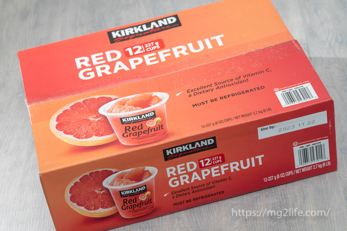 【コストコ】レッドグレープフルーツシラップ漬けがオススメ！甘さ控えめ、手軽に食べられるカップ入り おいしいモノローグ